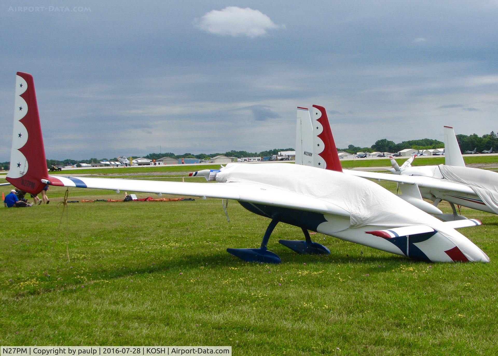 N27PM, 1984 Rutan Long-EZ C/N 1309, AirVenture 2016.