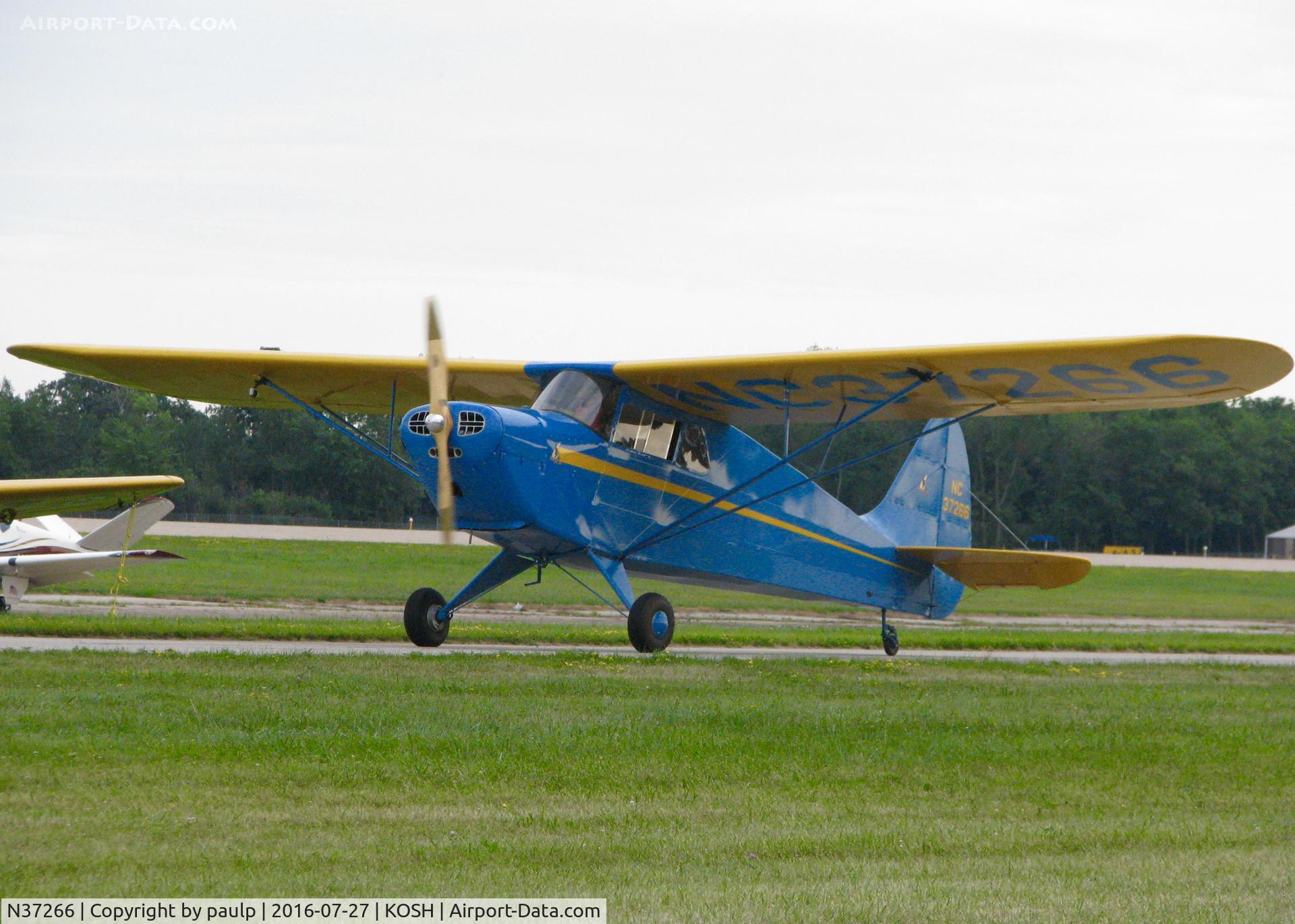 N37266, 1941 Interstate S-1A Cadet C/N 109, AirVenture 2016.