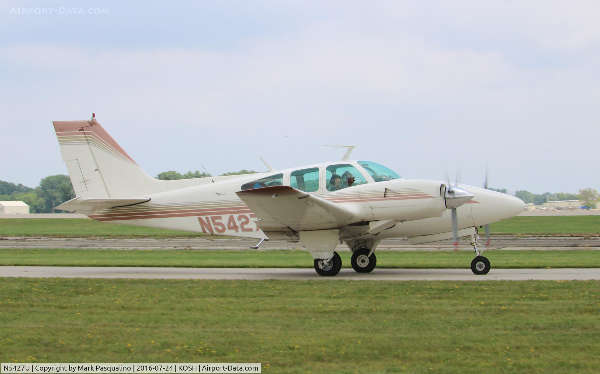 N5427U, 1967 Beech 56TC Turbo Baron C/N TG-12, Beech 56TC