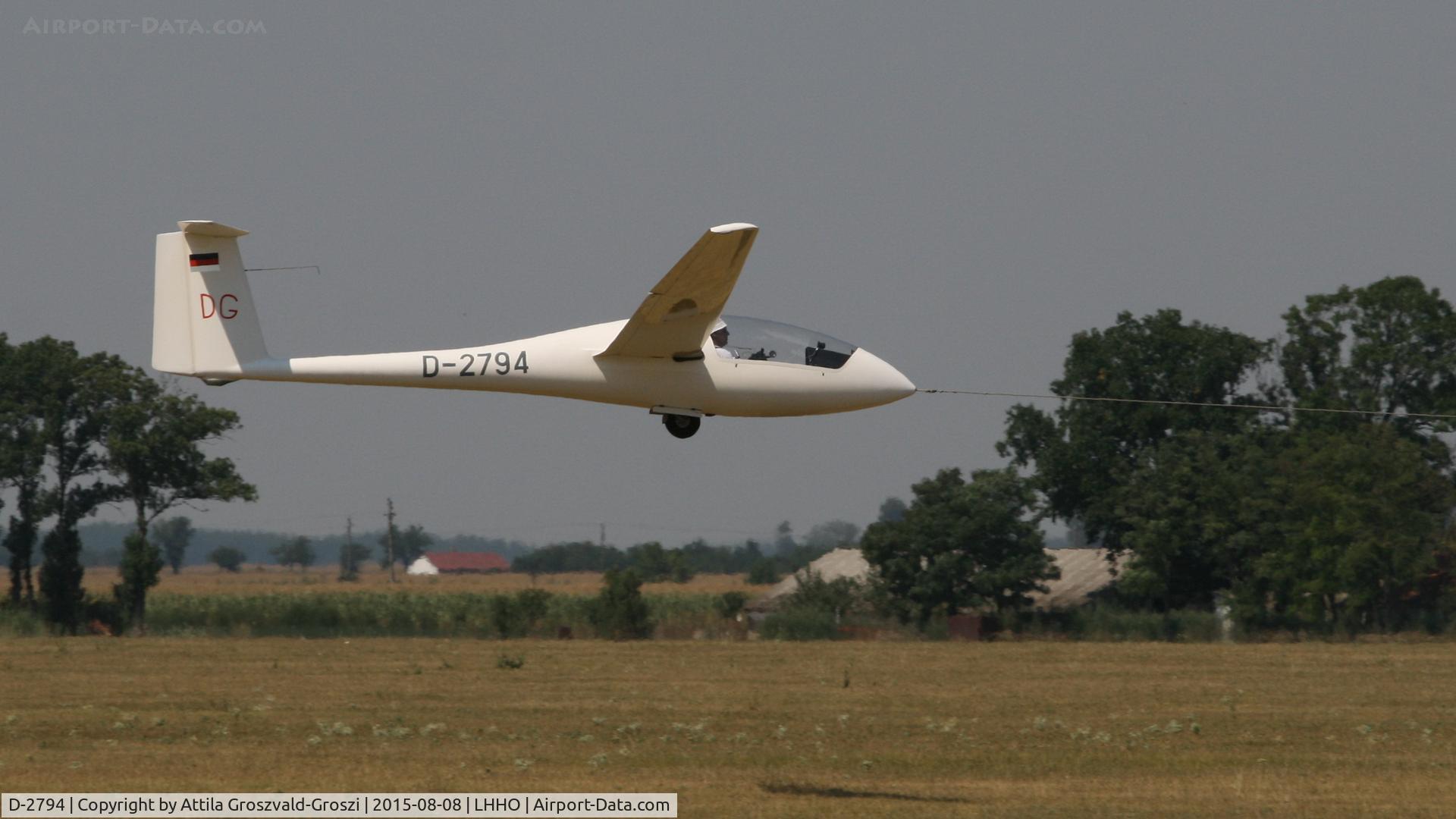 D-2794, 1977 Schempp-Hirth Mini-Nimbus B C/N 56, Hajdúszoboszló Airport, Hungary - 60. Hungary Gliding National Championship and third Civis Thermal Cup, 2015