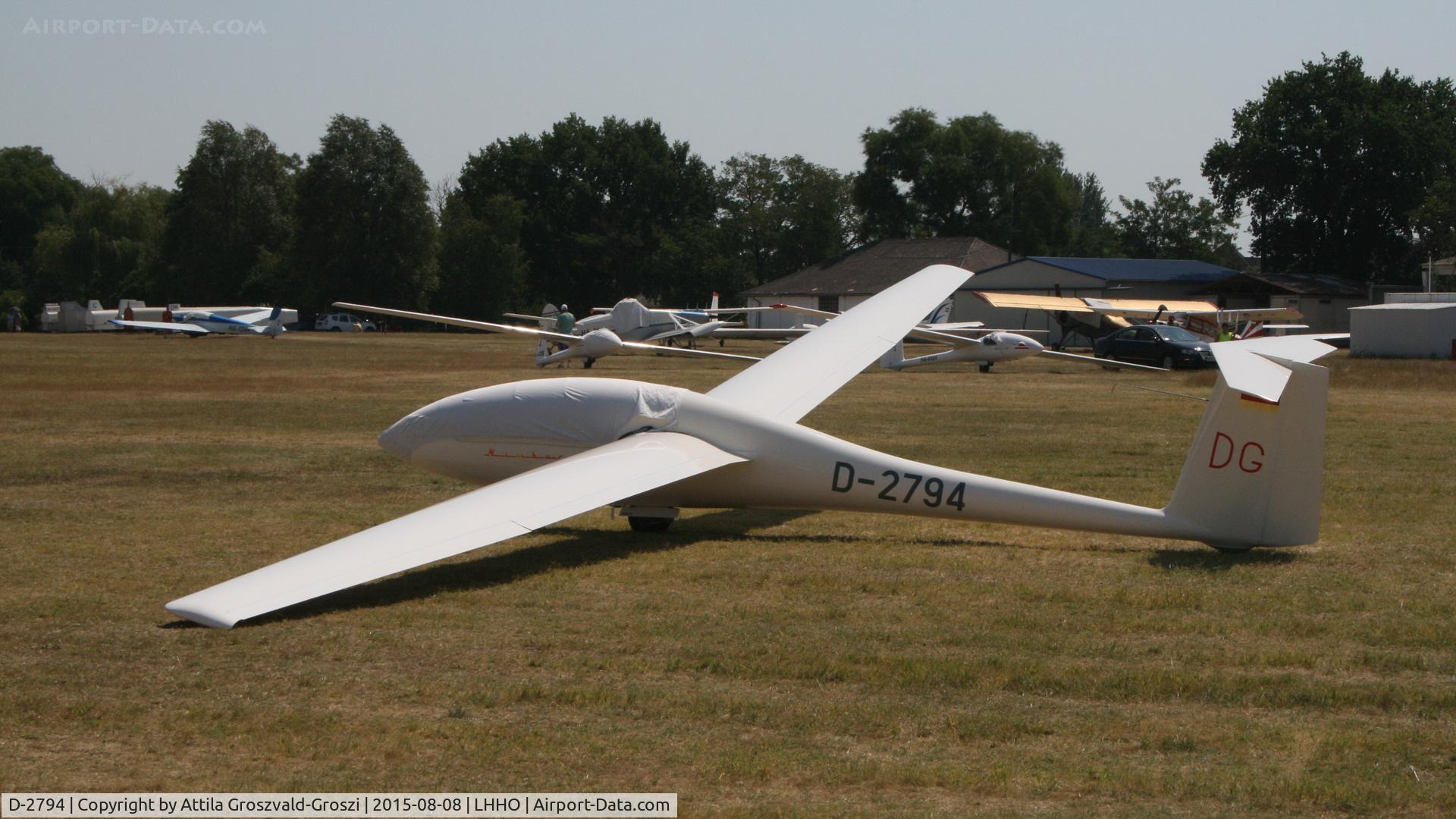 D-2794, 1977 Schempp-Hirth Mini-Nimbus B C/N 56, Hajdúszoboszló Airport, Hungary - 60. Hungary Gliding National Championship and third Civis Thermal Cup, 2015