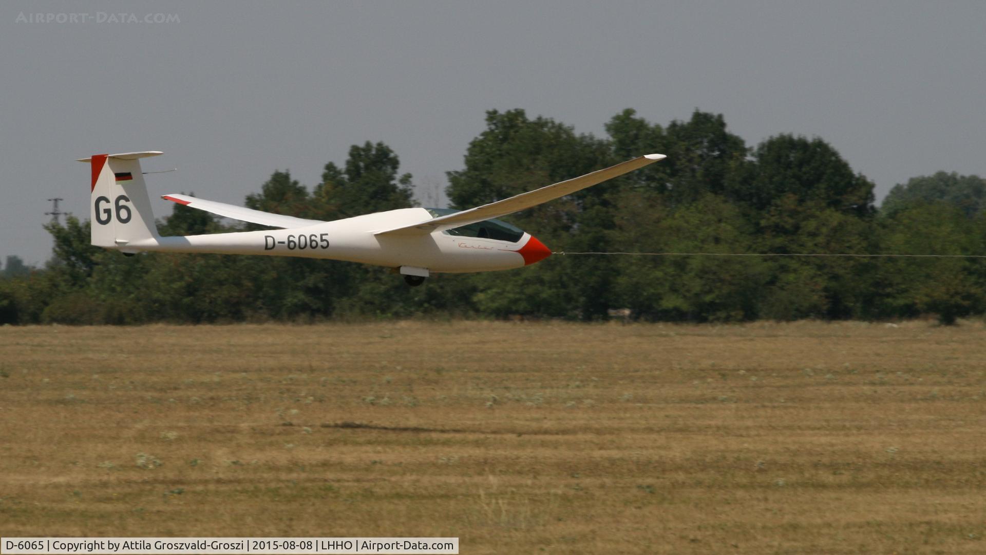 D-6065, 1985 Schempp-Hirth Ventus B/16.6 C/N 249, Hajdúszoboszló Airport, Hungary - 60. Hungary Gliding National Championship and third Civis Thermal Cup, 2015