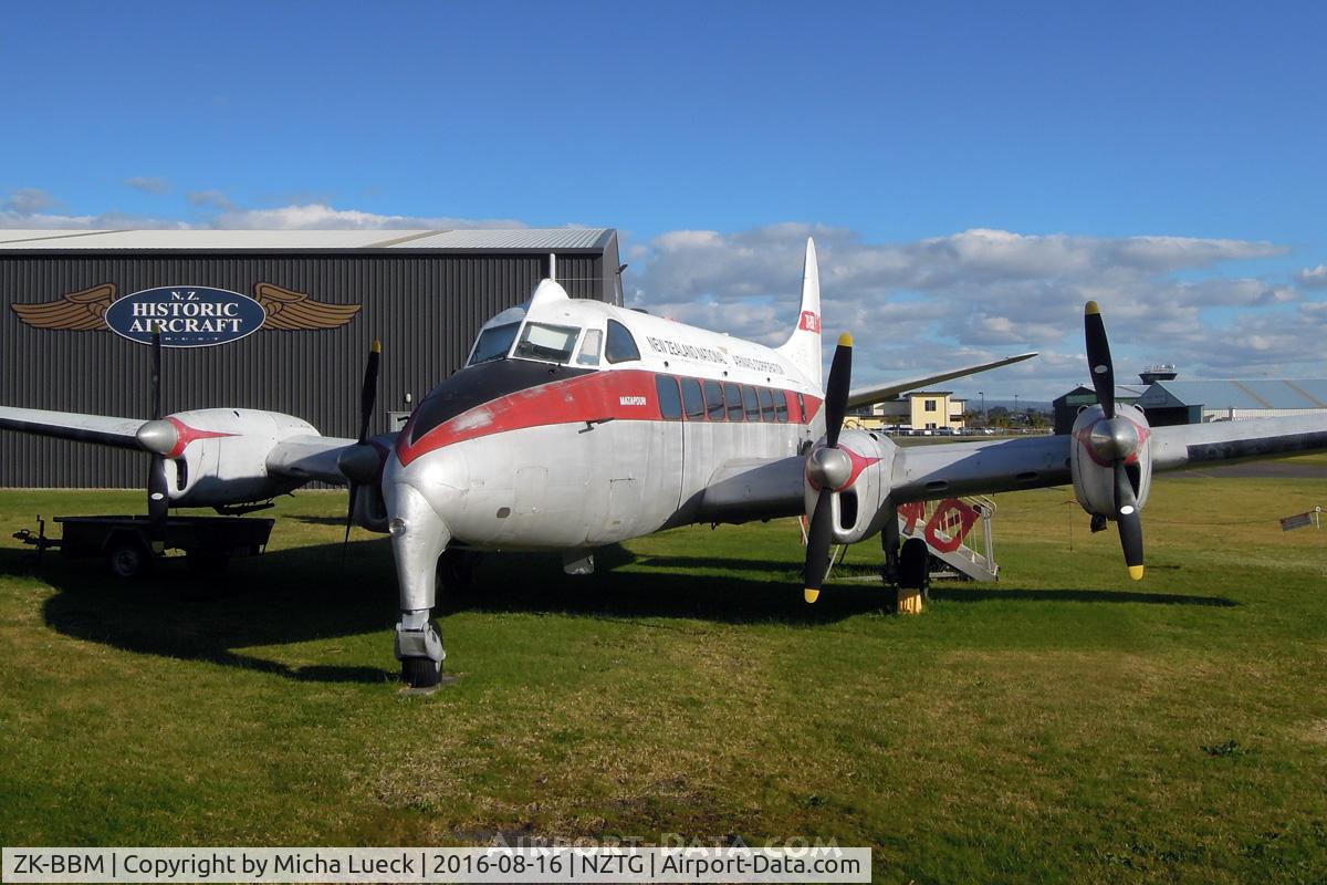 ZK-BBM, 1953 De Havilland DH.114 Heron 1B C/N 14011, At the Classic Flyers Museum in Tauranga