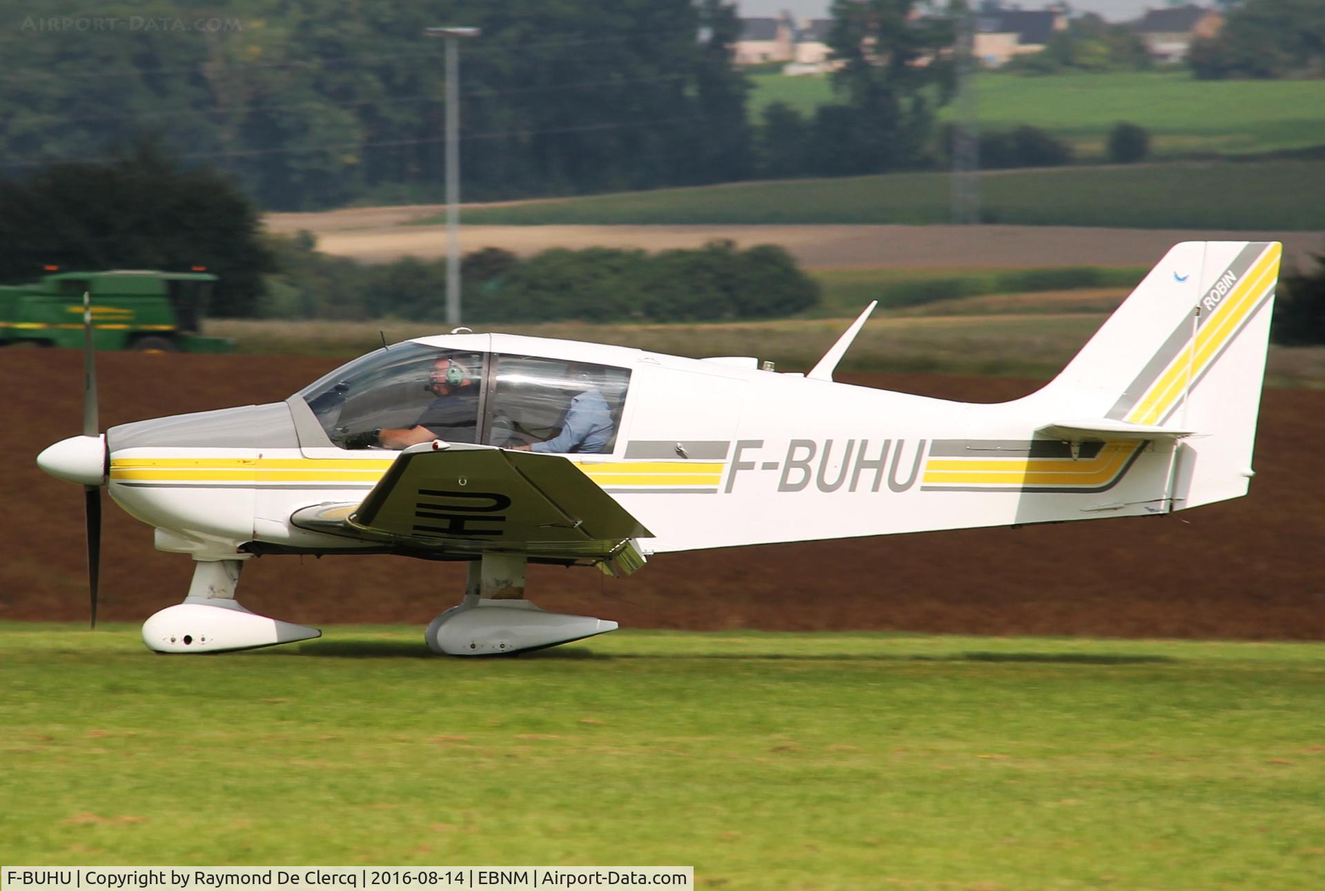 F-BUHU, Robin DR-400-180 Regent C/N 809, Landing at Temploux.