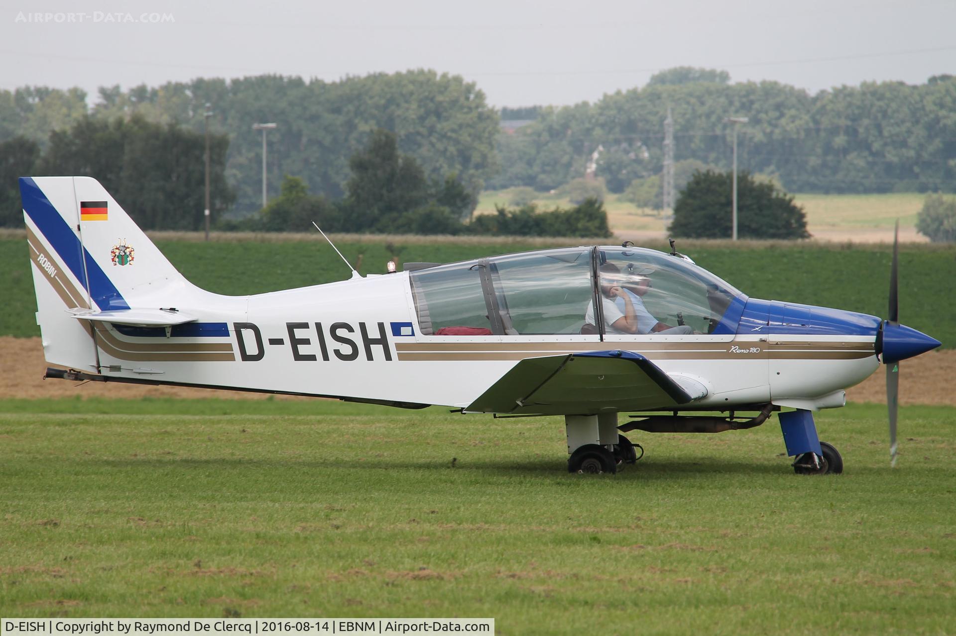 D-EISH, 1976 Robin DR-400-180R Remorqueur Regent C/N 1117, Glider tug at Temploux.
