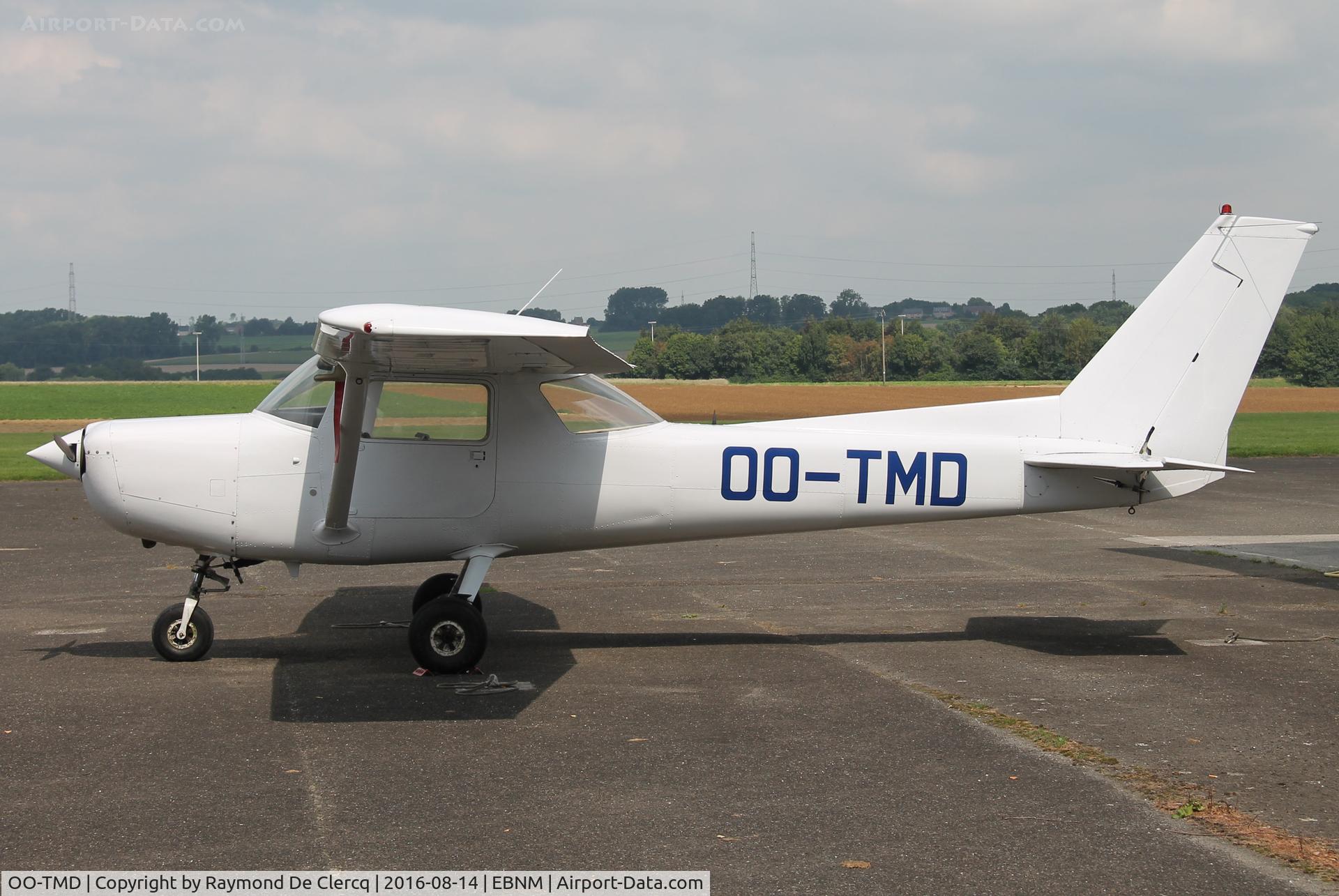 OO-TMD, 1978 Reims Cessna F152 C/N F15201513, At Temploux.