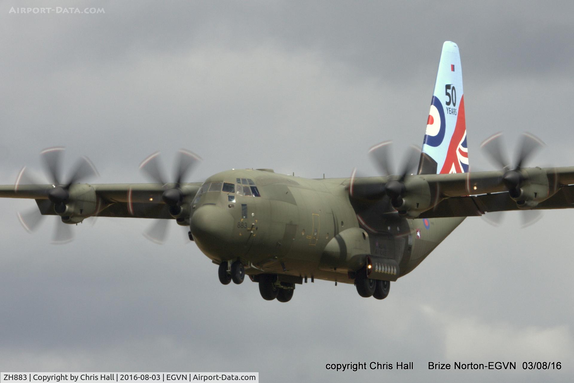 ZH883, 1999 Lockheed Martin C-130J Hercules C.5 C/N 382-5481, Royal Air Force