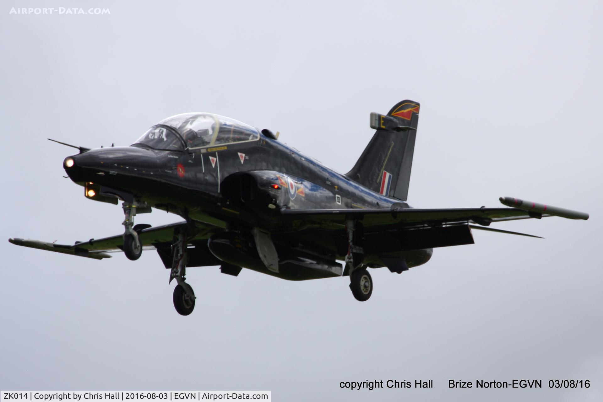 ZK014, 2008 British Aerospace Hawk T2 C/N RT005/1243, Royal Air Force
