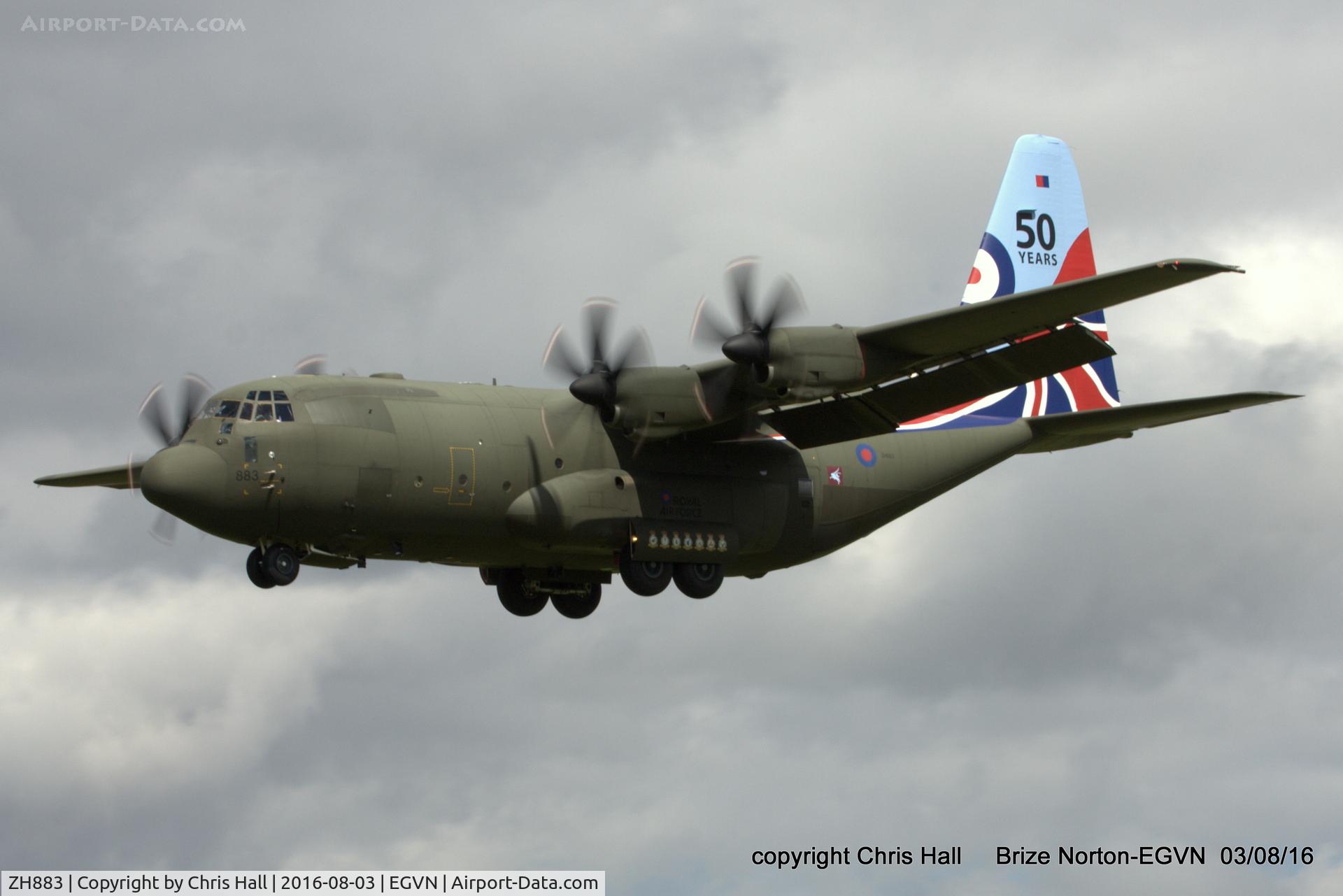ZH883, 1999 Lockheed Martin C-130J Hercules C.5 C/N 382-5481, Royal Air Force