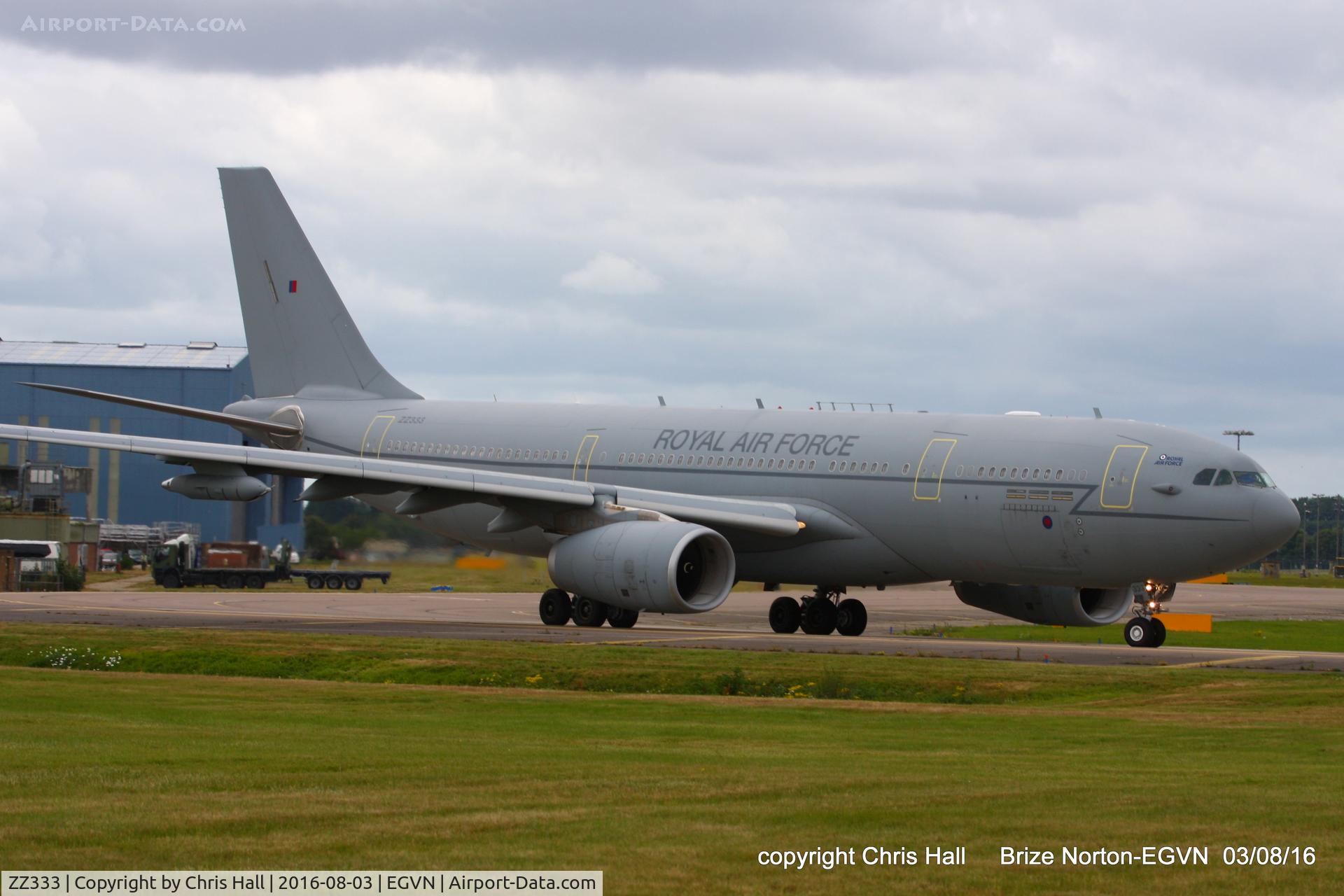 ZZ333, 2012 Airbus KC3 Voyager (A330-243MRTT) C/N 1312, Royal Air Force