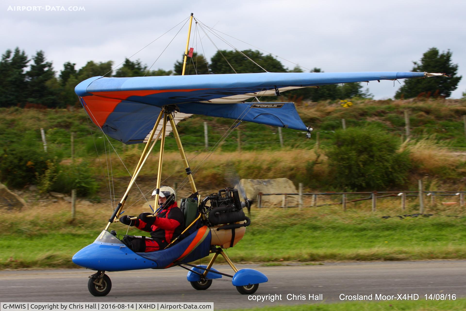 G-MWIS, 1990 Solar Wings Pegasus XL-Q C/N SW-WQ-0331, at Crosland Moor