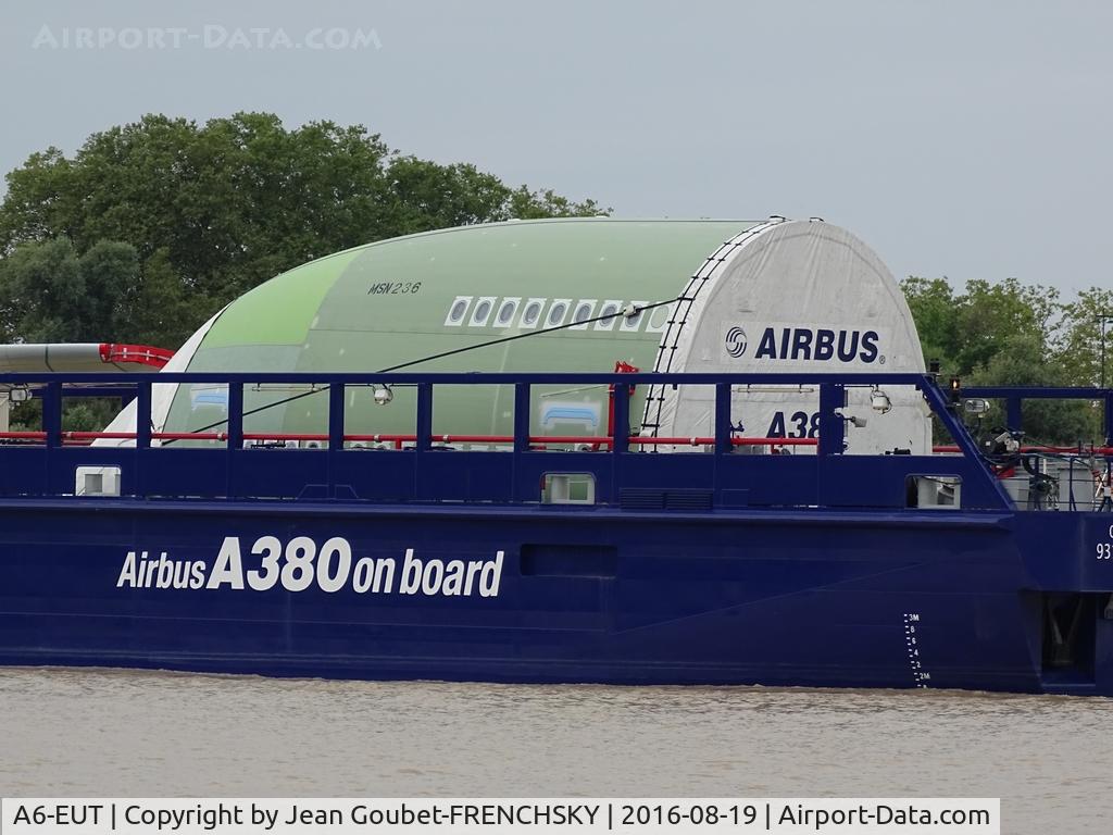 A6-EUT, 2016 Airbus A380-842 C/N 236, F-WWAP on board 