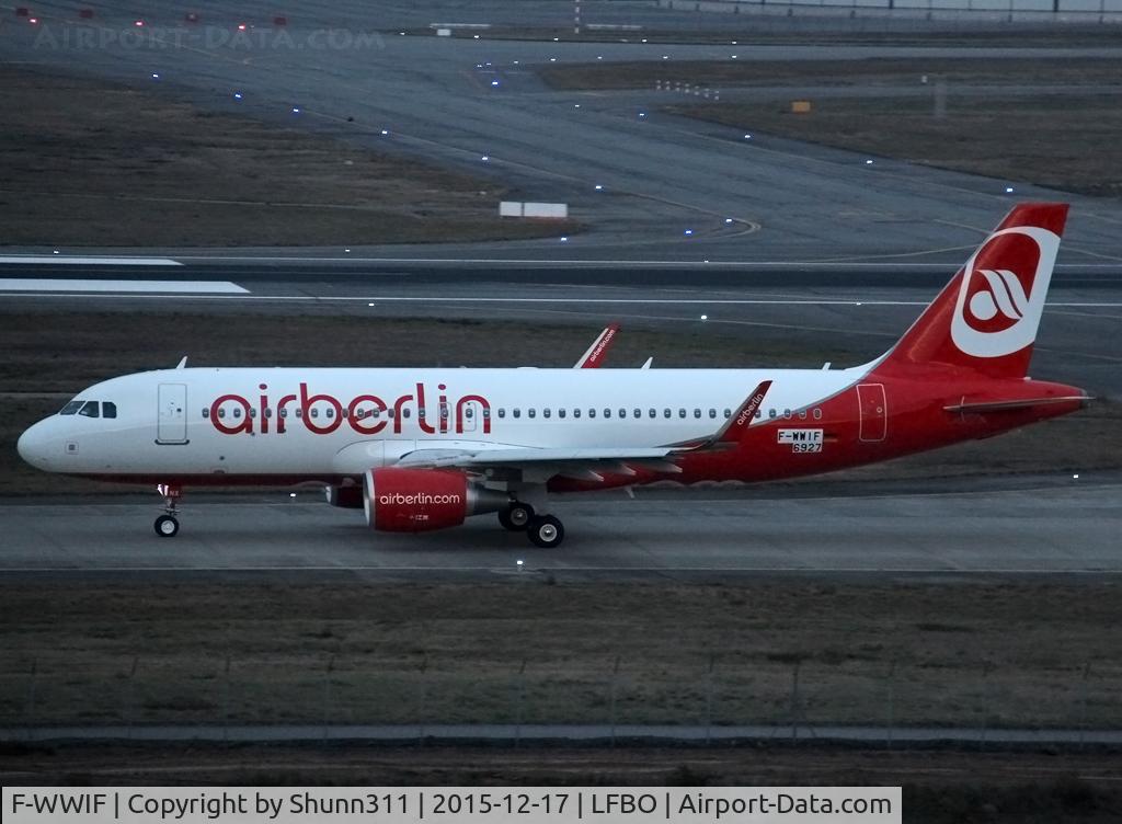 F-WWIF, 2015 Airbus A320-214 C/N 6927, C/n 6927 - To be D-ABNX