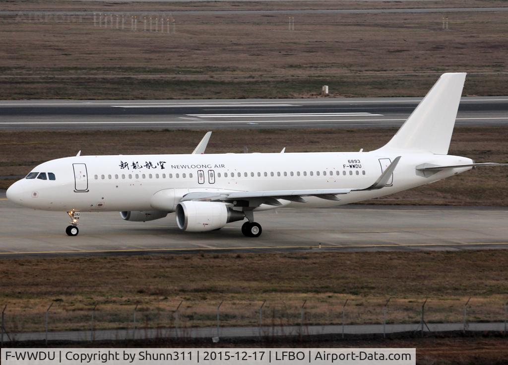 F-WWDU, 2015 Airbus A320-214 C/N 6893, C/n 6893 - To be B-8282 but for Qingdao Airlines - Newloong Air ntu
