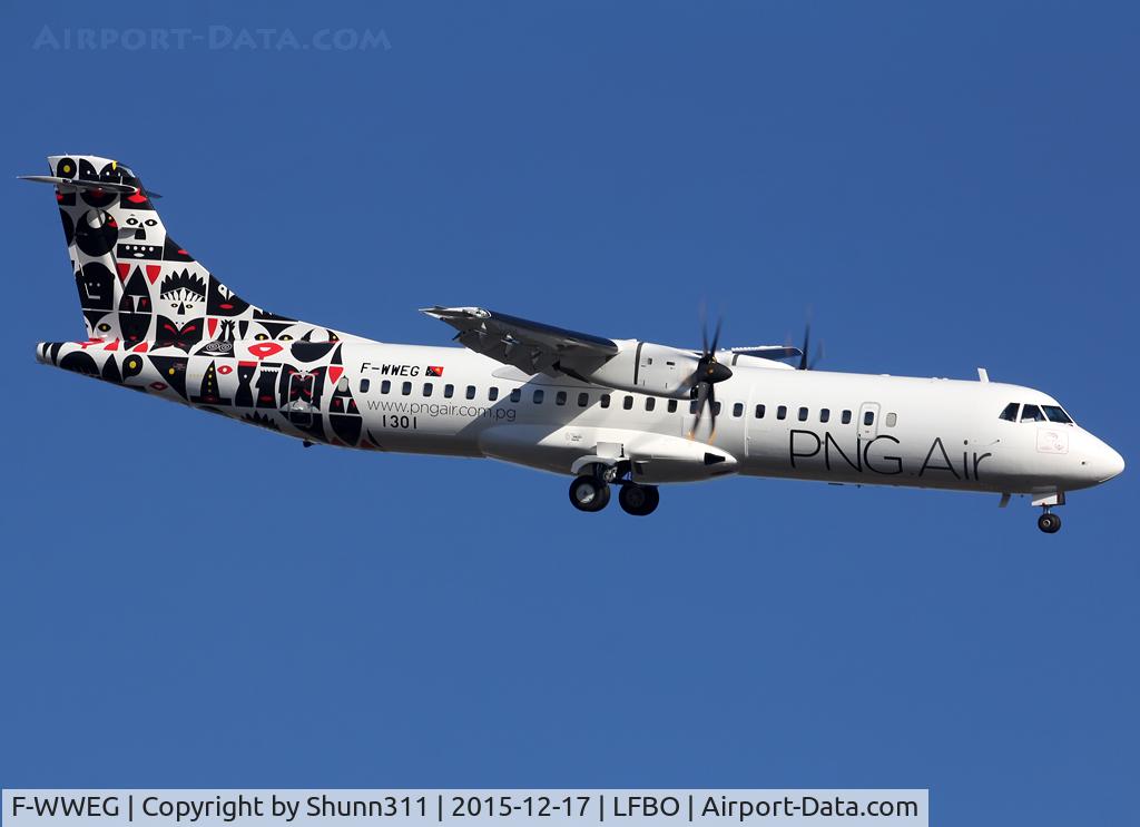 F-WWEG, 2015 ATR 72-600 C/N 1301, C/n 1301 - To be P2-ATA