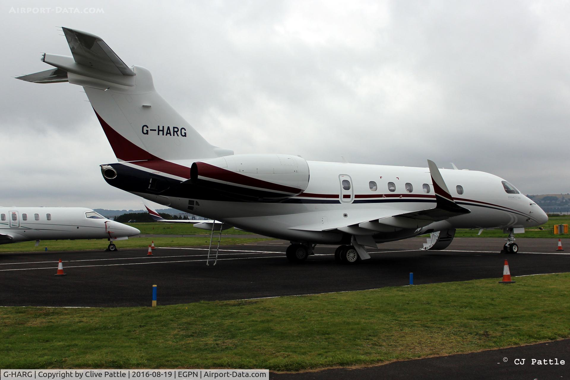 G-HARG, 2016 Embraer EMB-550 Legacy 500 C/N 55000039, A welcome visitor to Dundee EGPN