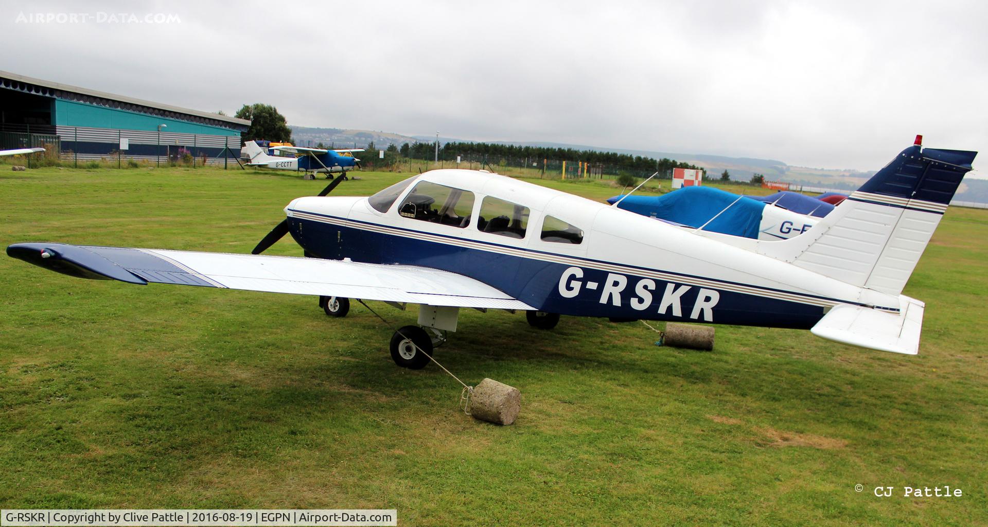 G-RSKR, 1979 Piper PA-28-161 Cherokee Warrior II C/N 28-7916181, A welcome visitor to Dundee EGPN