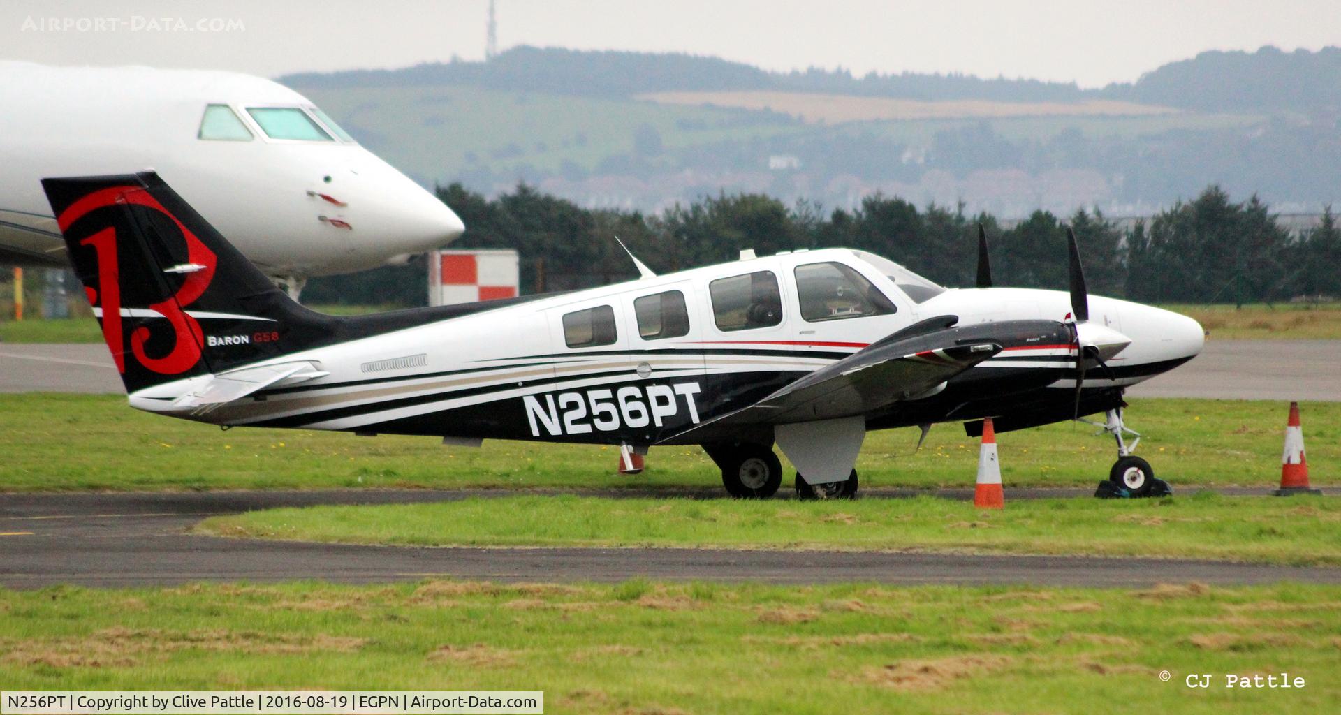 N256PT, Hawker Beechcraft Corp G58 Baron C/N TH-2350, A welcome visitor to Dundee EGPN