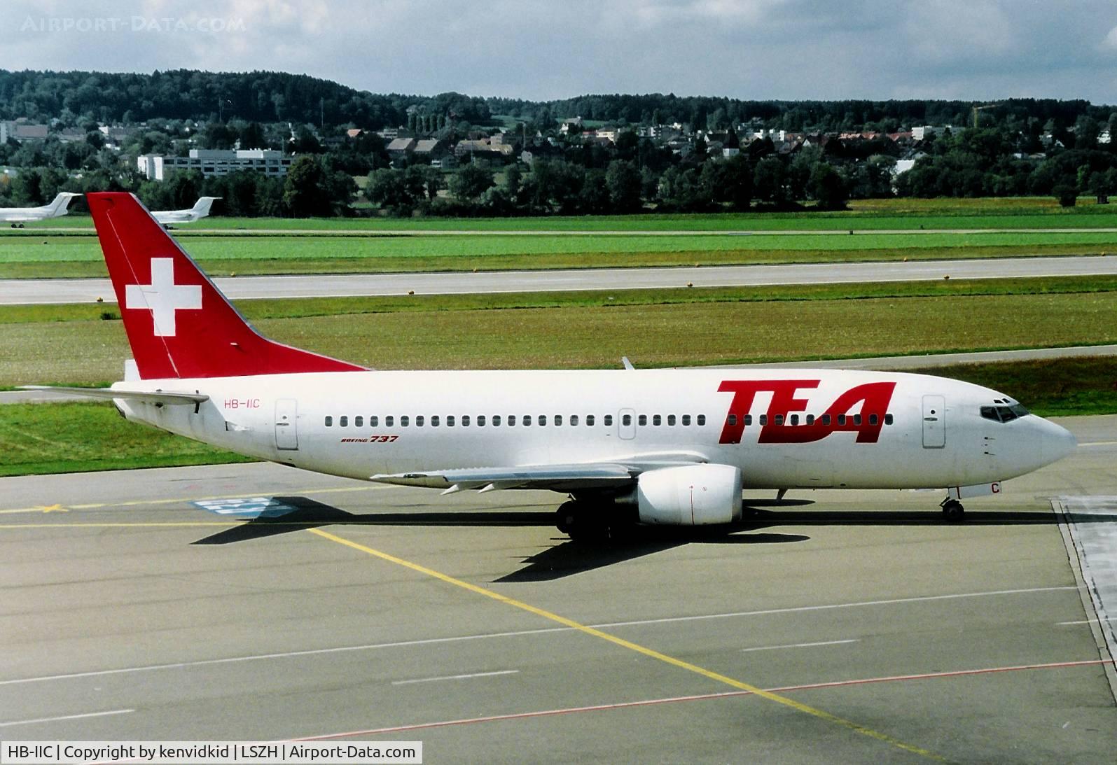 HB-IIC, 1991 Boeing 737-3M8 C/N 25016, T.E.A.