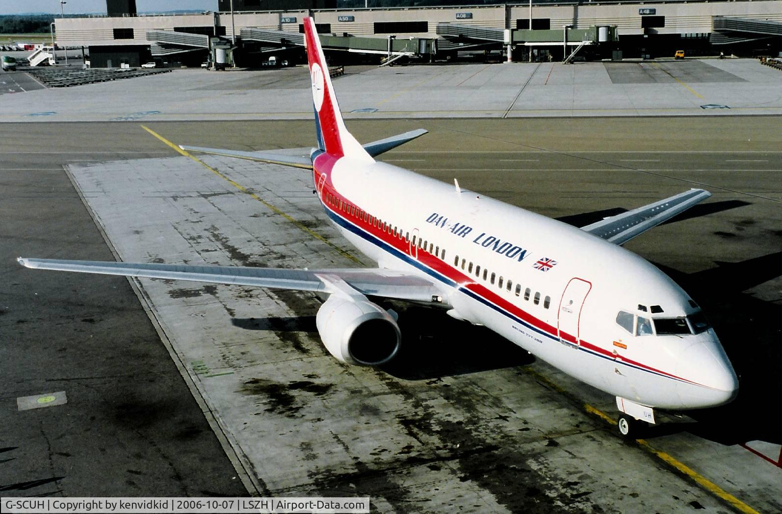 G-SCUH, 1985 Boeing 737-3Q8 C/N 23254, Dan Air