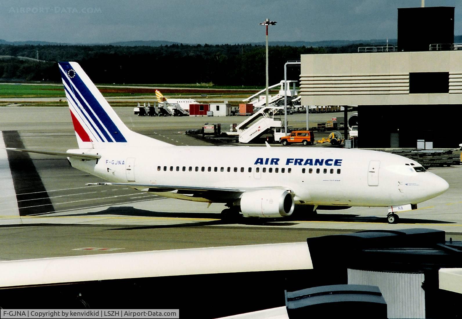 F-GJNA, 1991 Boeing 737-528 C/N 25206, Air France