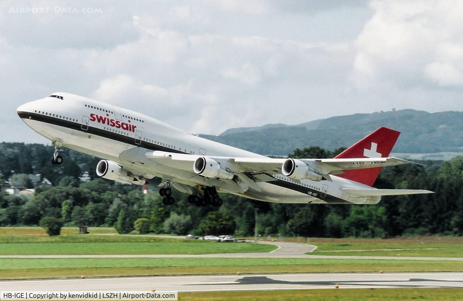HB-IGE, 1983 Boeing 747-357 C/N 22995, Swiss Air