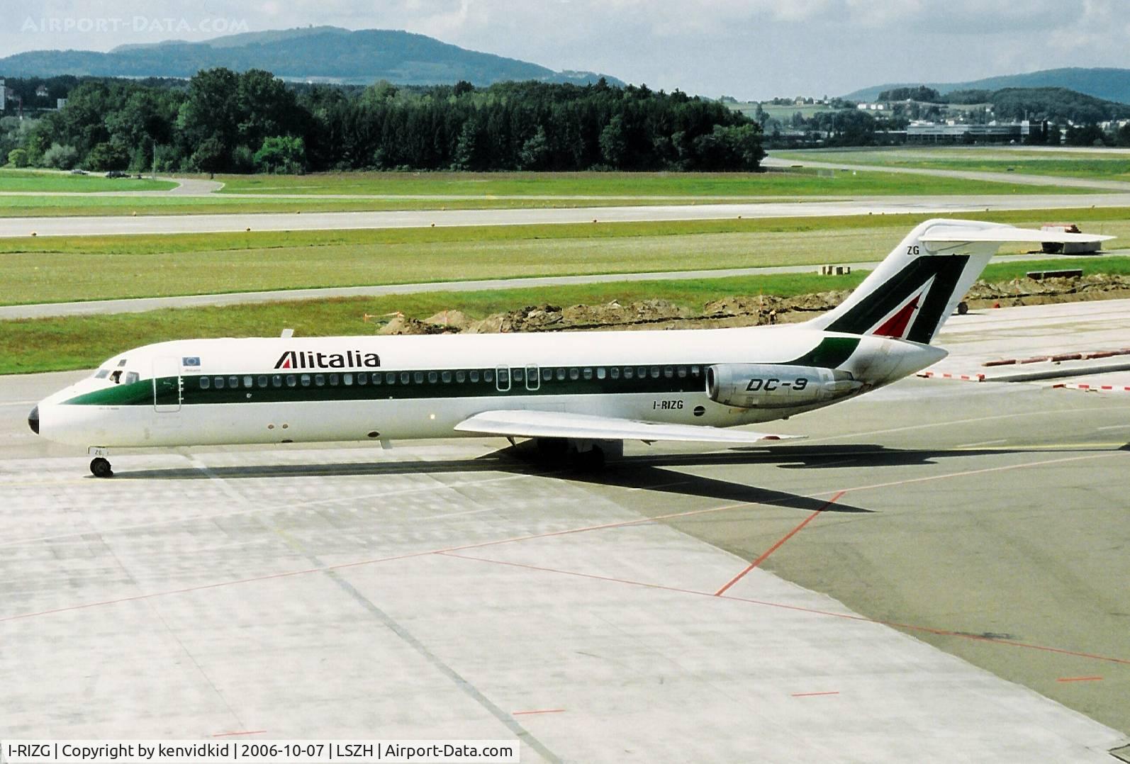 I-RIZG, 1968 Douglas DC-9-32 C/N 47225, Alitalia