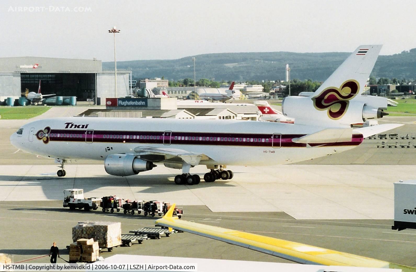 HS-TMB, 1987 McDonnell Douglas DC-10-30 C/N 48290, Thai International