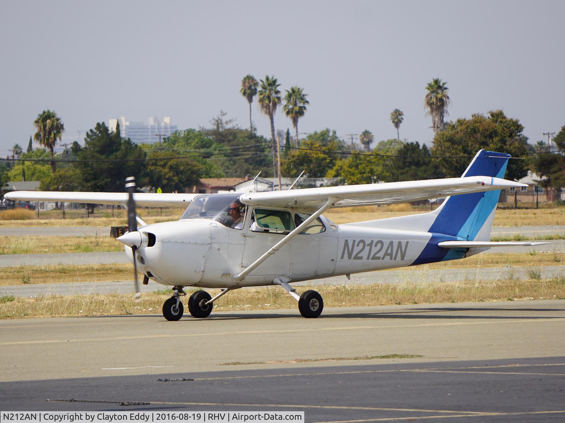 N212AN, 1981 Cessna 172P C/N 17274432, N212AN taxiing at Reid Hillview in San Jose California. 2016.
