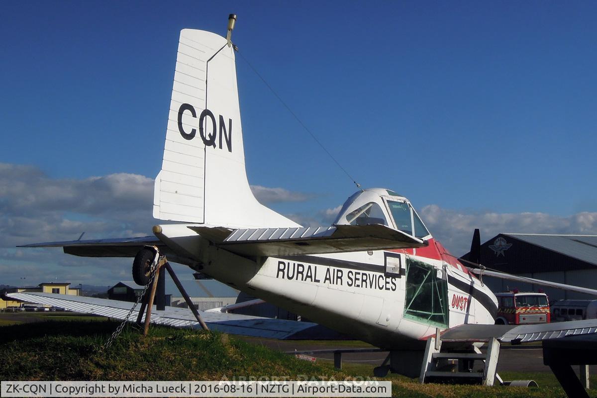ZK-CQN, 1966 Cessna A188A Agwagon C/N 188-0109, At the Tauranga Classic Flyers Museum