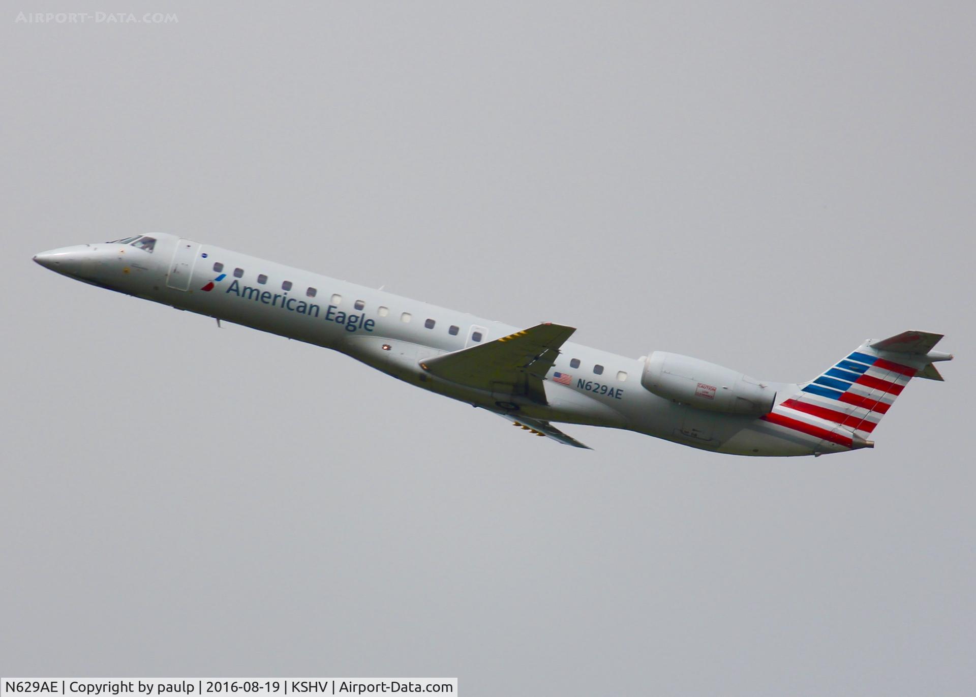 N629AE, 1999 Embraer ERJ-145LR (EMB-145LR) C/N 145130, At Shreveport Regional.