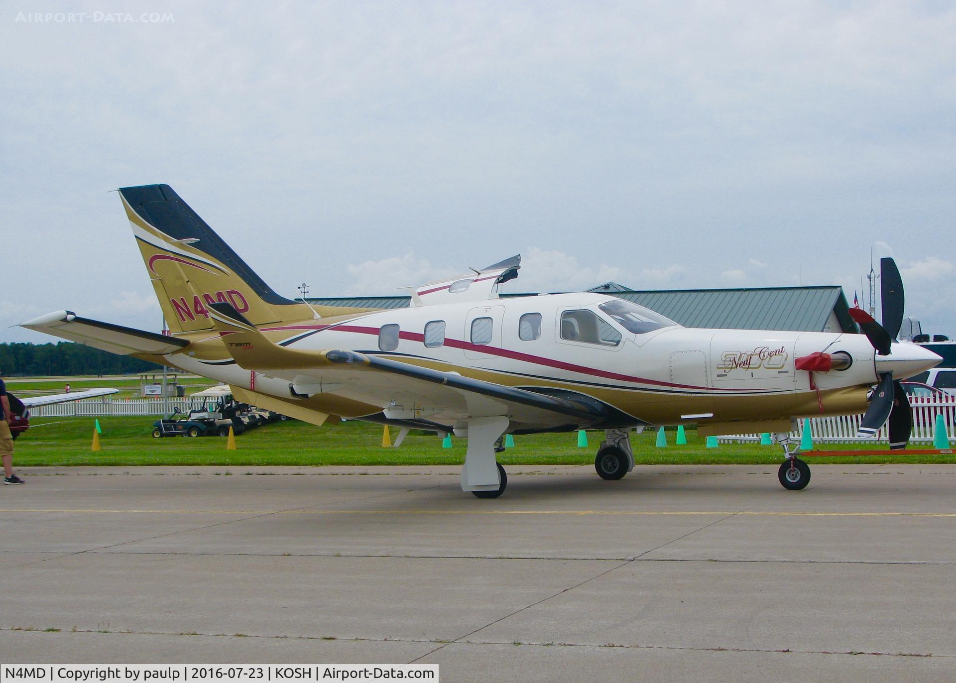 N4MD, 2014 Socata TBM-900 C/N 1012, AirVenture 2016.