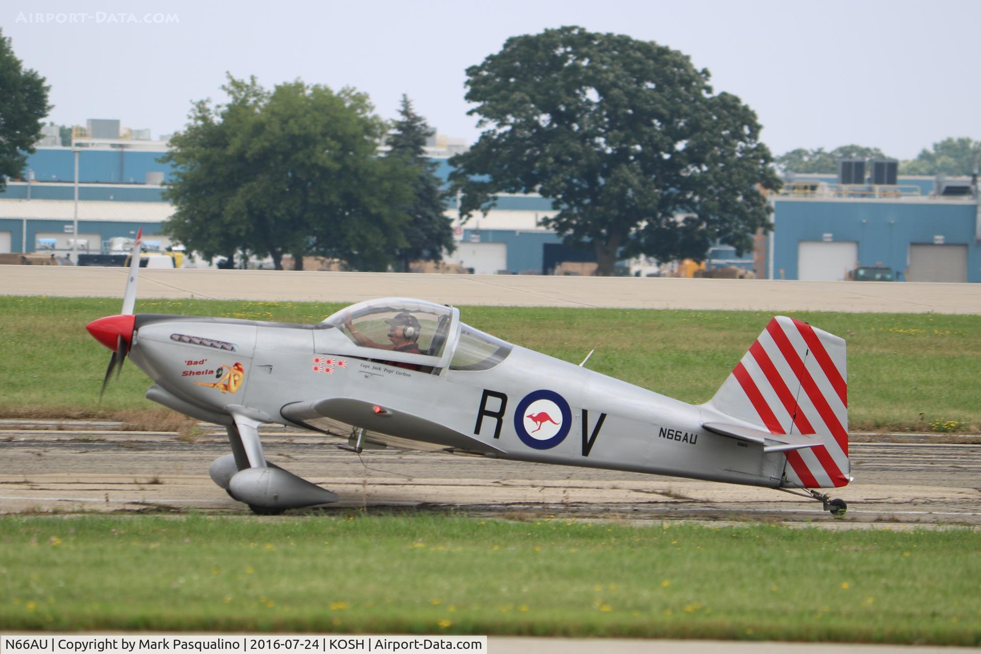 N66AU, Vans RV-6 C/N 20119, Vans RV-6