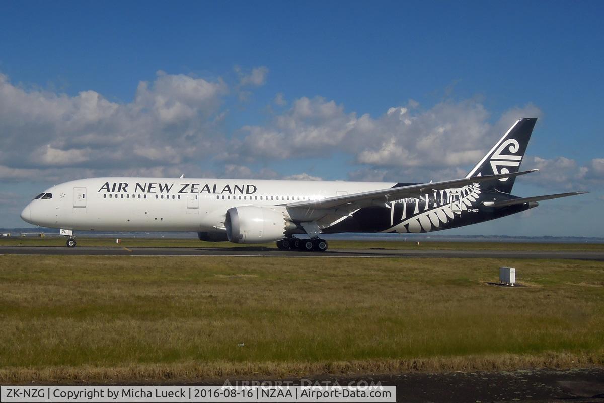 ZK-NZG, 2014 Boeing 787-9 Dreamliner Dreamliner C/N 37963, At Auckland