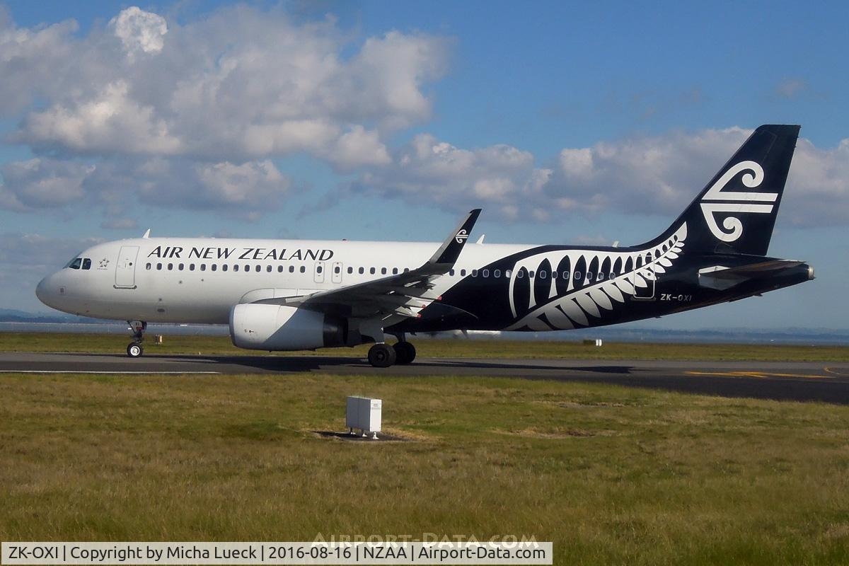 ZK-OXI, 2015 Airbus A320-232 C/N 6533, At Auckland
