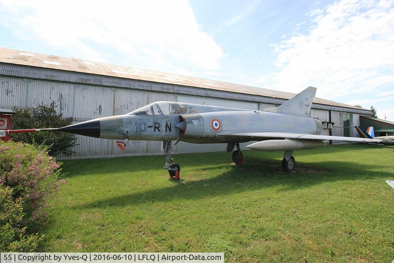 55, Dassault Mirage IIIC C/N 55, Dassault Mirage IIIC, Musée Européen de l'Aviation de Chasse, Montélimar-Ancône airfield (LFLQ)