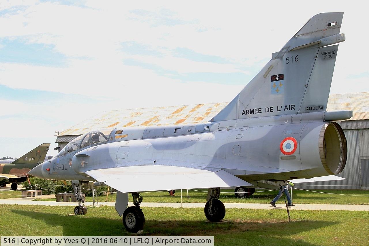 516, Dassault Mirage 2000B C/N 199, Dassault Mirage 2000B, Musée Européen de l'Aviation de Chasse, Montélimar-Ancône airfield (LFLQ)