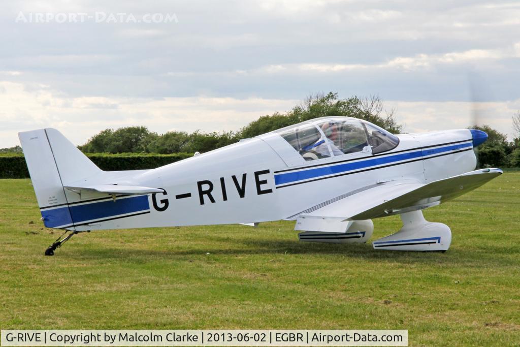 G-RIVE, 2007 Jodel D-153 Mascaret C/N PFA 235-12856, Jodel D-153 Mascaret at The Real Aeroplane Company's Jolly June Jaunt, Breighton Airfield, 2013.