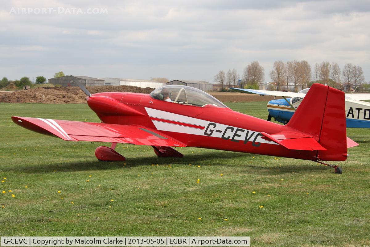 G-CEVC, 2007 Vans RV-4 C/N 2726, Vans RV-4 at The Real Aeroplane Company's May-hem Fly-In, Breighton Airfield, May 5th 2013.