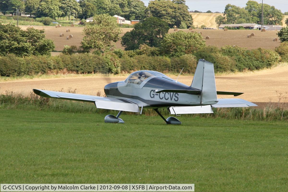 G-CCVS, 2010 Vans RV-6A C/N PFA 181A-13413, Vans RV-6A, a resident at Fishburn Airfield, September 8th 2012.