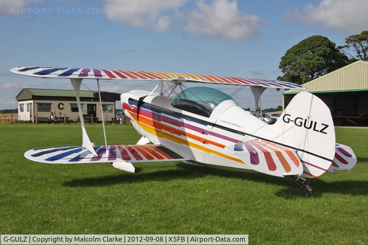 G-GULZ, 1989 Christen Eagle II C/N SEGLER 0001, Christen Eagle II, an airfield resident, Fishburn Airfield UK, September 8th 2012.