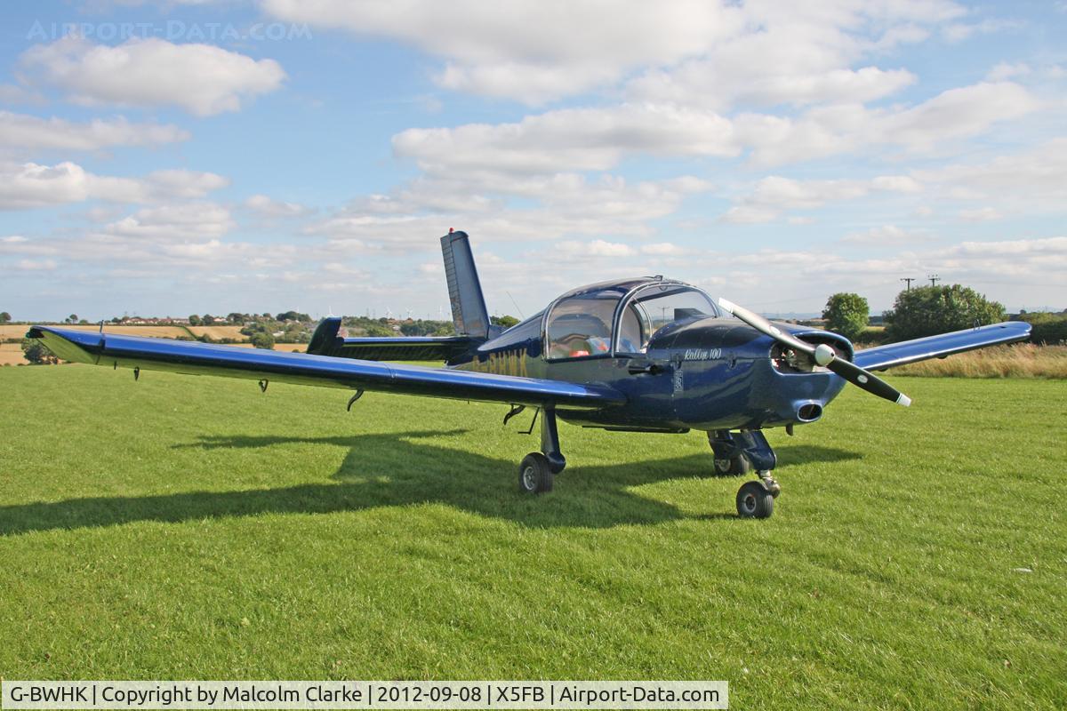 G-BWHK, 1995 Rans S-6-116 Coyote II C/N PFA 204A-12908, Morane-Saulnier MS-880B. Fishburn Airfield UK, September 8th 2012.
