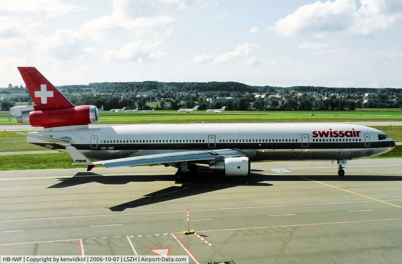 HB-IWF, 1991 McDonnell Douglas MD-11 C/N 48448, Swissair