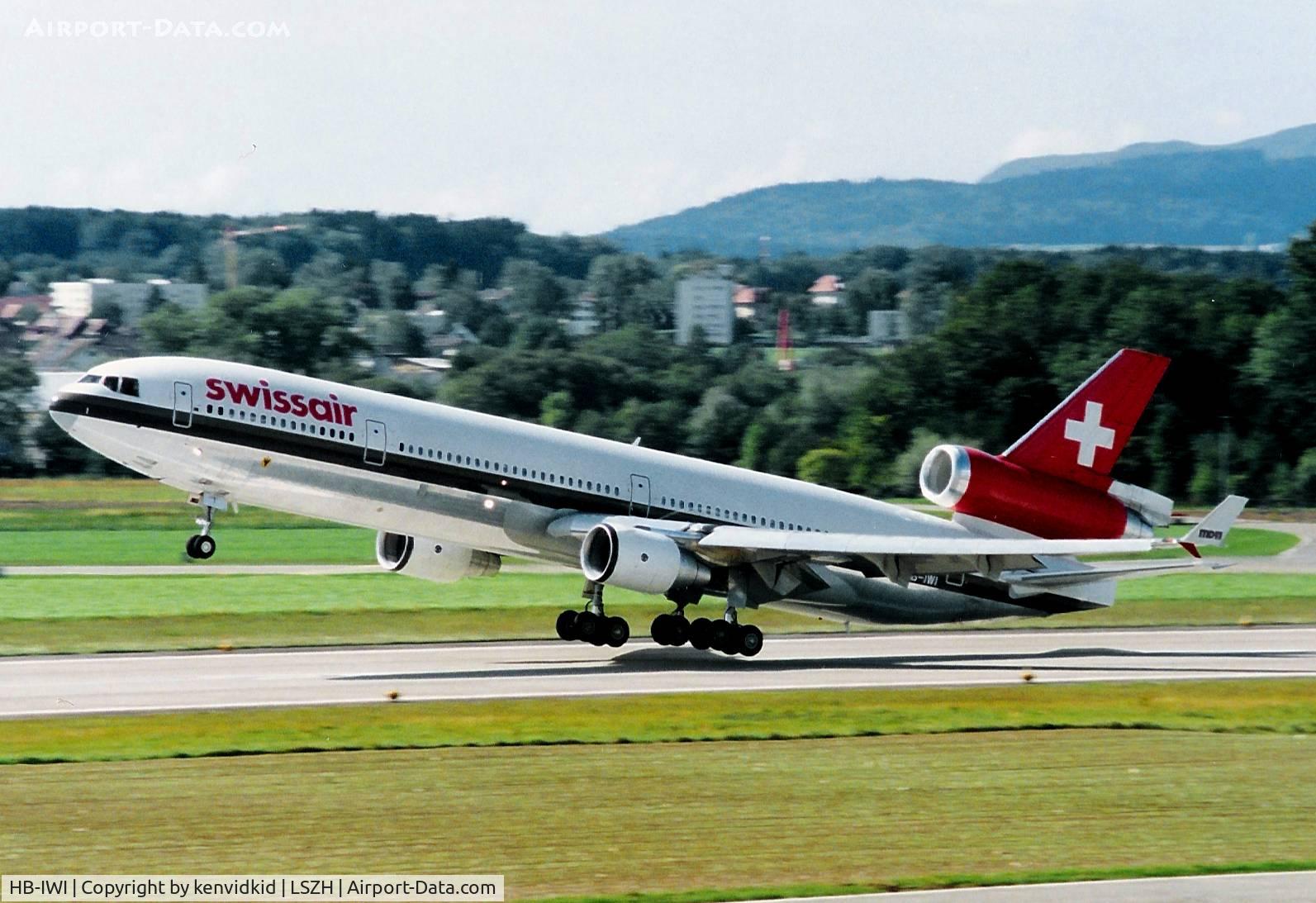 HB-IWI, 1991 McDonnell Douglas MD-11F C/N 48454, Swissair