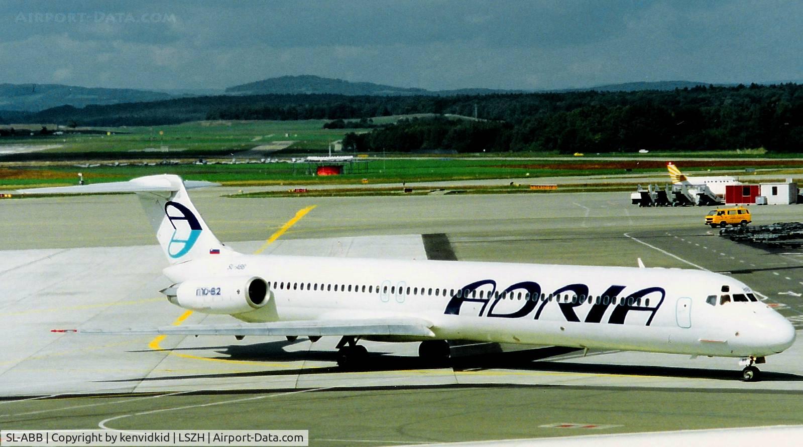 SL-ABB, 1982 McDonnell Douglas MD-82 (DC-9-82) C/N 48087, Adria