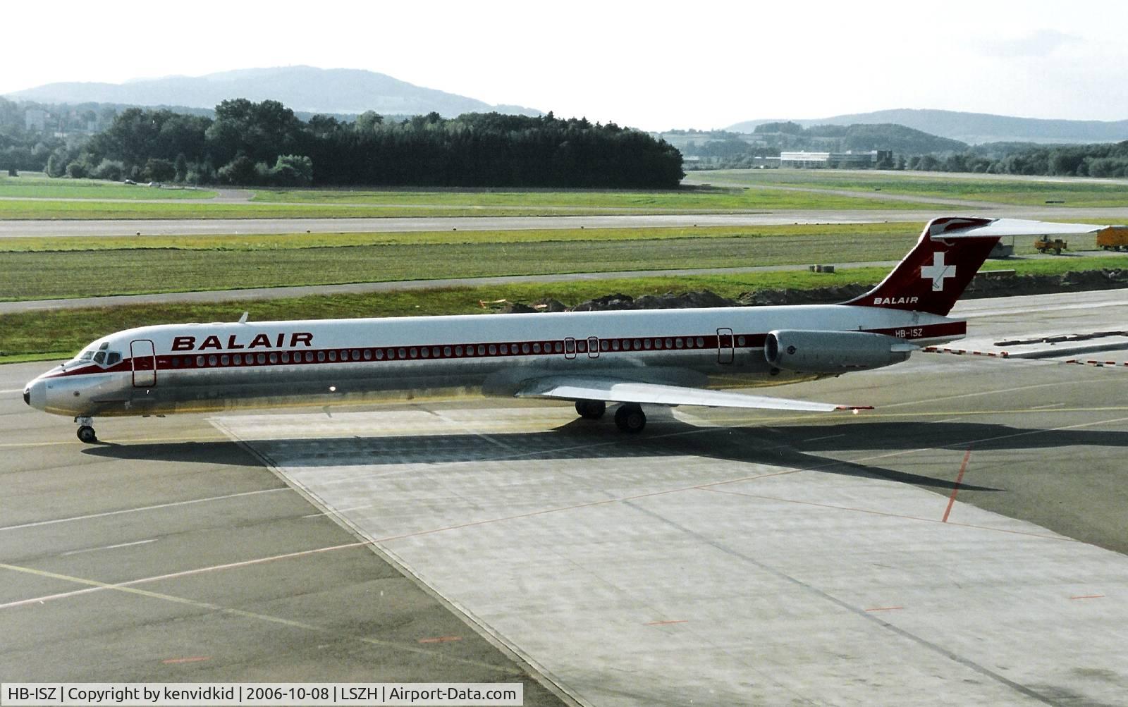 HB-ISZ, 1990 McDonnell Douglas MD-83 C/N 49930, Balair