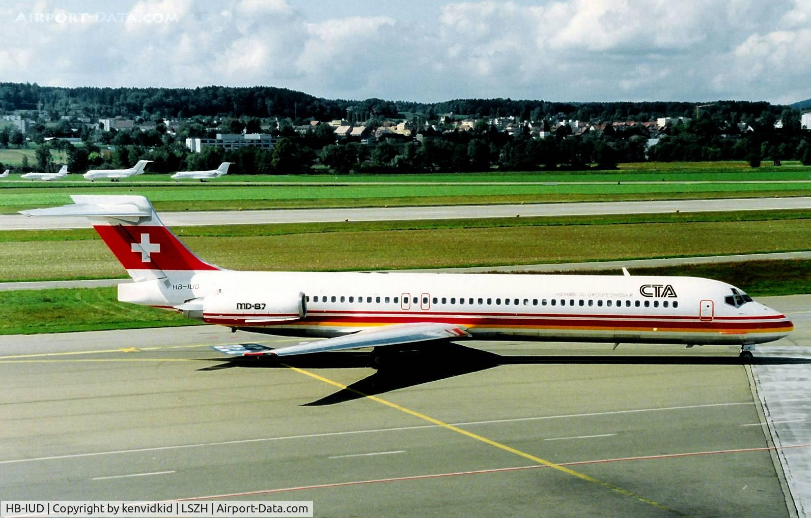 HB-IUD, 1995 McDonnell Douglas MD-87 (DC-9-87) C/N 49641, CTA - Compagnie de Transport Aerien