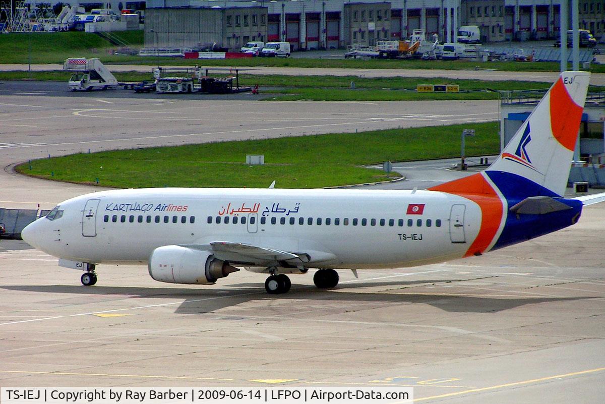 TS-IEJ, 1990 Boeing 737-322 C/N 24655, Boeing 737-322 [24655] (Karthago Airlines) Paris-Orly~F 14/06/2009