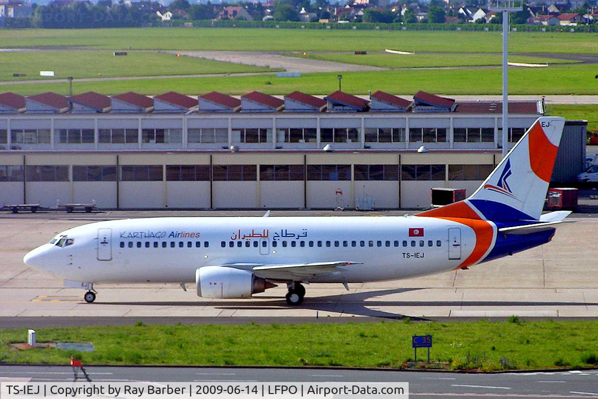 TS-IEJ, 1990 Boeing 737-322 C/N 24655, Boeing 737-322 [24655] (Karthago Airlines) Paris-Orly~F 14/06/2009