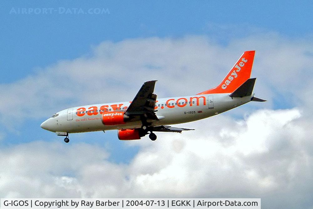 G-IGOS, 1994 Boeing 737-3L9 C/N 27336, Boeing 737-3L9 [27336] (EasyJet) Gatwick~G 13/07/2004